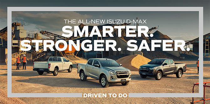 The All-New Isuzu D-Max | Smarter. Stronger. Safer.